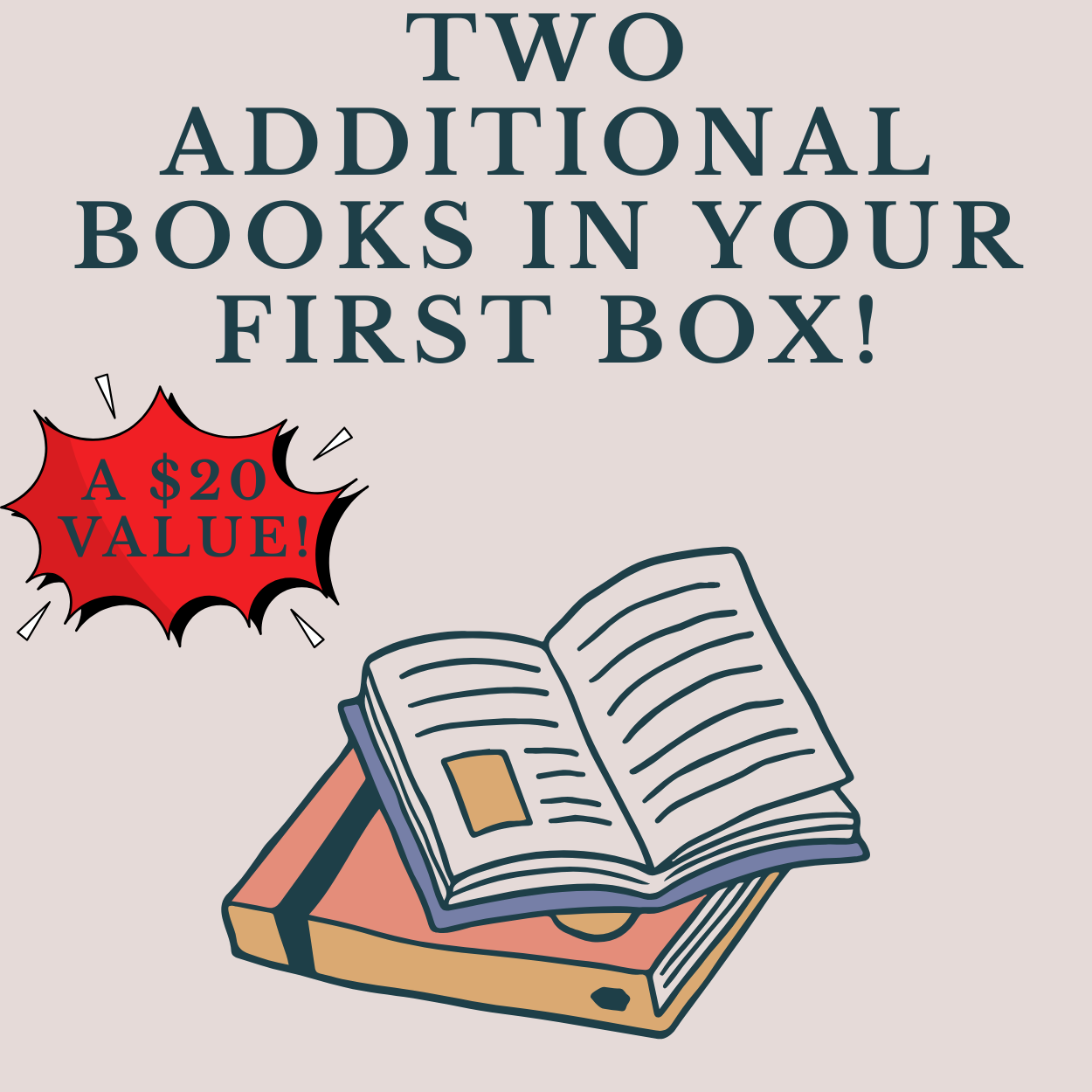 Two additional books from TheBookScription, featuring vibrant covers and engaging titles for avid readers.